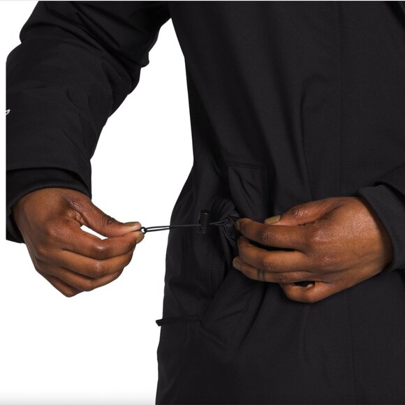 North Face Women's Plus Arctic Parka Insulated Fill Hooded Jacket 2x Black - Picture 11 of 16